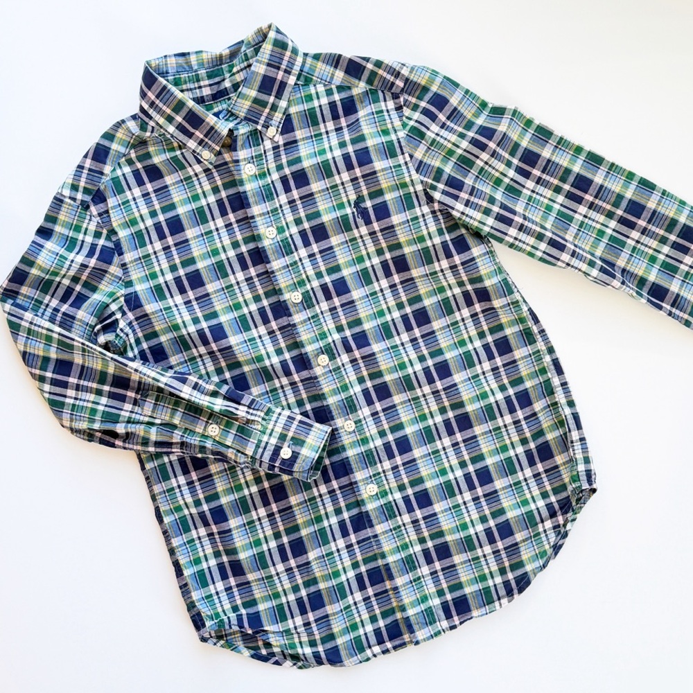 Boy Ralph Lauren Plaid Buttondown